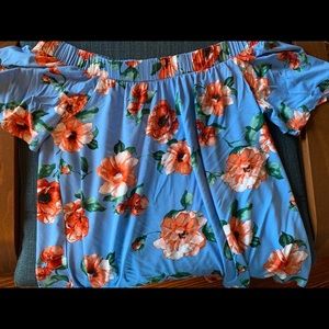 Off the shoulder blouse